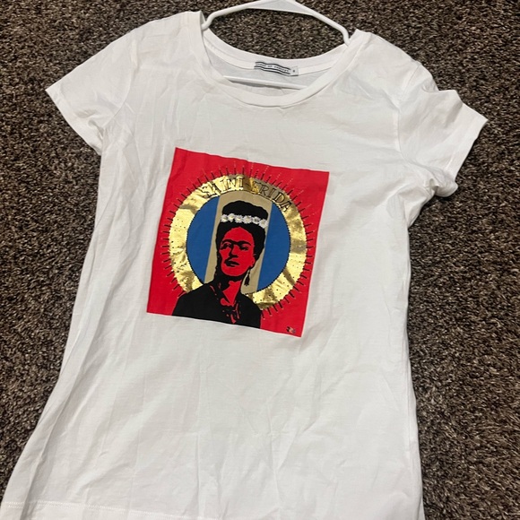 Proof of concept “Saint Frida” Frida Kahlo T-Shirt Graphic Tee Pima Cotton - Picture 1 of 5